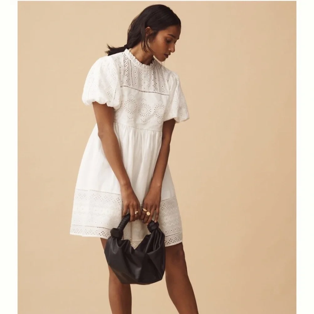 NWT Forever That Girl Puff-sleeve Babydoll Mini Dress - Picture 2 of 8